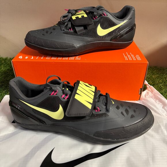 Nike Zoom Rotational 6 Triple Black Throwing Shoes 685131-004 Men’s Size 11.5 - Picture 1 of 10